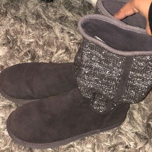 Ugg camaya boots grey sparkle